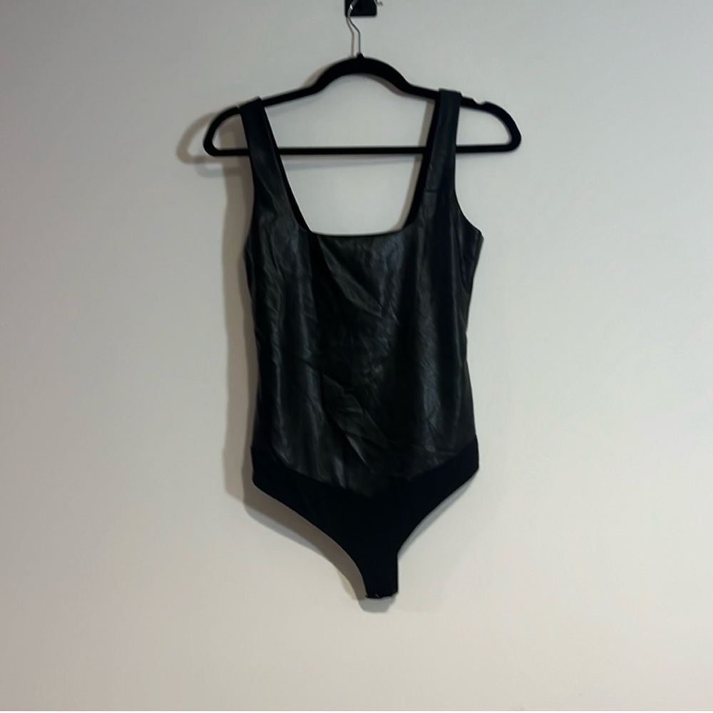 Good American Bodysuit - Modern Leather Tank Style - Picture 8 of 9
